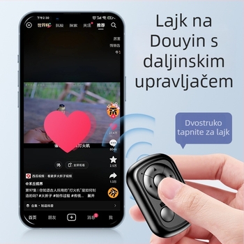 Bluetooth daljinski upravljač za telefon za selfie i live stream, Bluetooth 4.0, ABS kućište, 11 g, modeli M7/M9
