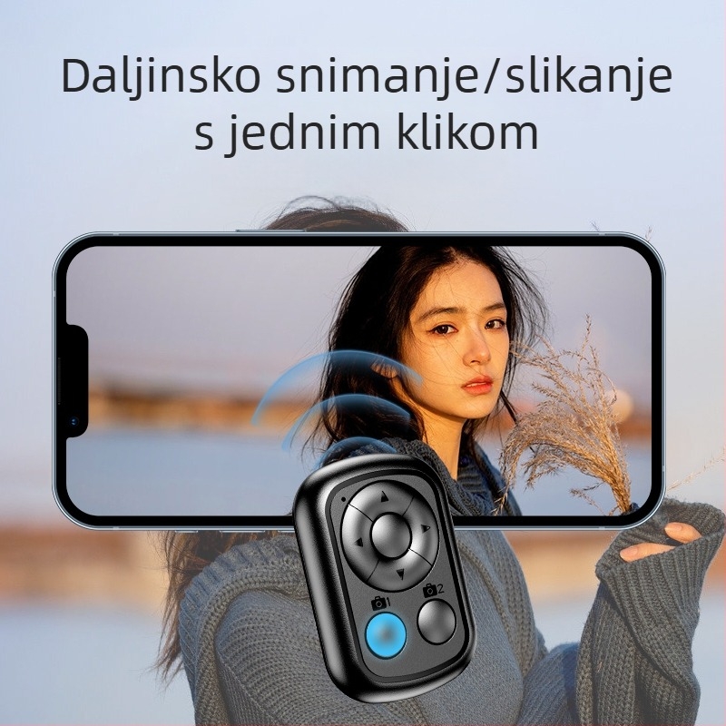Bluetooth daljinski upravljač za telefon za selfie i live stream, Bluetooth 4.0, ABS kućište, 11 g, modeli M7/M9