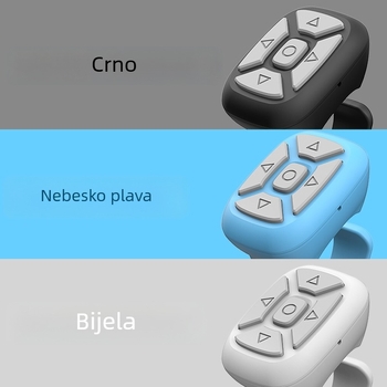 Bluetooth selfie prsten daljinsko upravljanje putem aplikacije, model S18, Bluetooth 4.0, ABS, težina 10 g