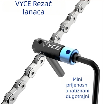 Mini alat za rastavljanje lanaca bicikla, aluminijska legura, brend VYCE, prilagodljiva proizvodnja, licencirana privatna oznaka