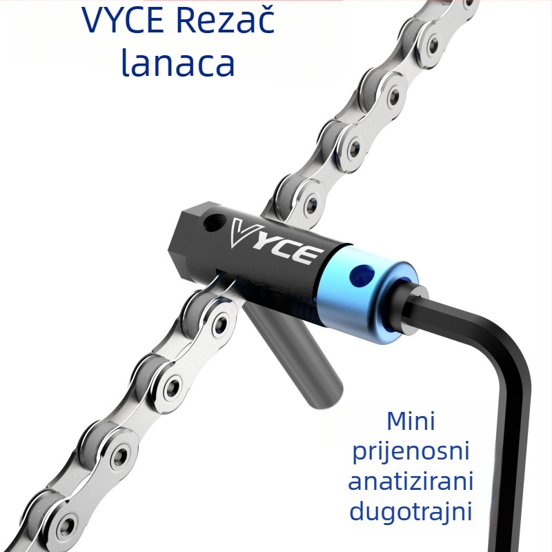 Mini alat za rastavljanje lanaca bicikla, aluminijska legura, brend VYCE, prilagodljiva proizvodnja, licencirana privatna oznaka