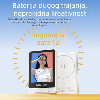 Bežični uređaj za zrcaljenje zaslona za selfie na mobitelu — magnetsko držalo, Bluetooth 4.0, Materijal: ABS + gel od silikona + magnet, Model: A1.a2 a3.a4