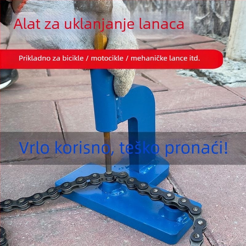 Vertikalni alat za demontažu lanaca, razdjelnik i rezač lanaca s brzim otpuštanjem, šifra proizvoda 6fya2bni