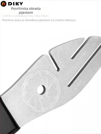 DIKV nehrđajući čelik — alat za ključ za disk brzinu bicikla — podešavanje proreza rotora, korekcija deformacije, kalibracija, prilagođena obrada