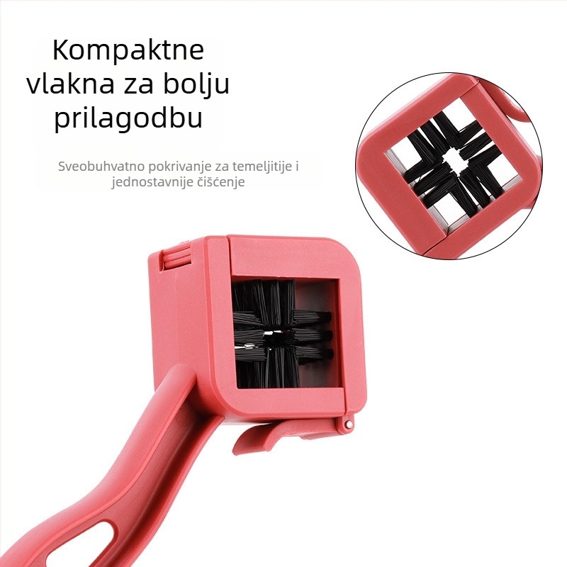 Četka za čišćenje lanaca bicikla i motocikla sa kvadratnom glavom — ABS materijal, Zhuo Xuan brend, moguć privatni label