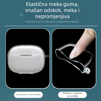 JBL Wave Beam2 futrola za slušalice — prozračni TPU mekani kućište, injekcijsko oblikovanje