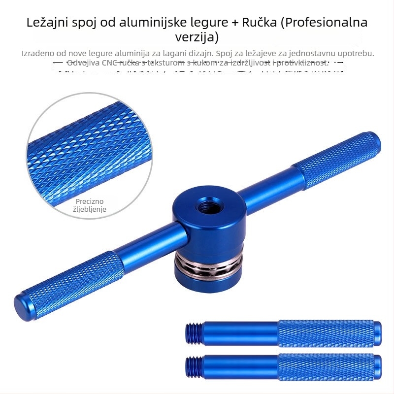 TOOPRE Kombinirani alat od aluminijske legure za ugradnju i demontažu pres-in srednjeg osovina — prilagodljiva obrada