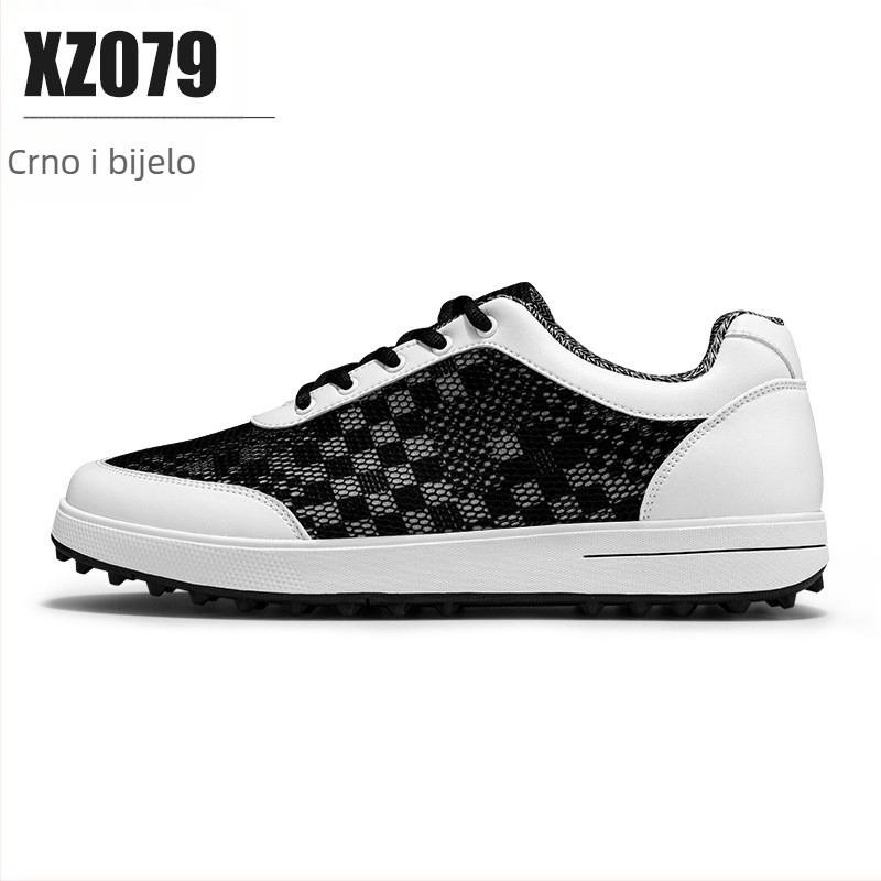 PGM Golf muške tenisice – lagane, prozrađeni mrežasti gornji dio, EVA srednja potplat, protuklizna gumena podloga, niski profil