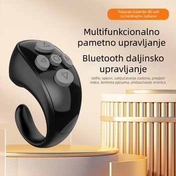 Ly-09 prsten Bluetooth daljinski upravljač za kratke videozapise, Bluetooth 5.3, ABS materijal, težina 10