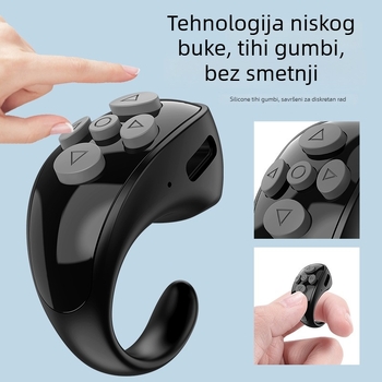 Ly-09 prsten Bluetooth daljinski upravljač za kratke videozapise, Bluetooth 5.3, ABS materijal, težina 10