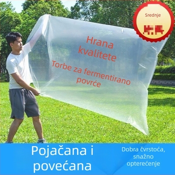 Plastična vrećica za hranu, debela, s ploskim otvorom, za kiselo povrće