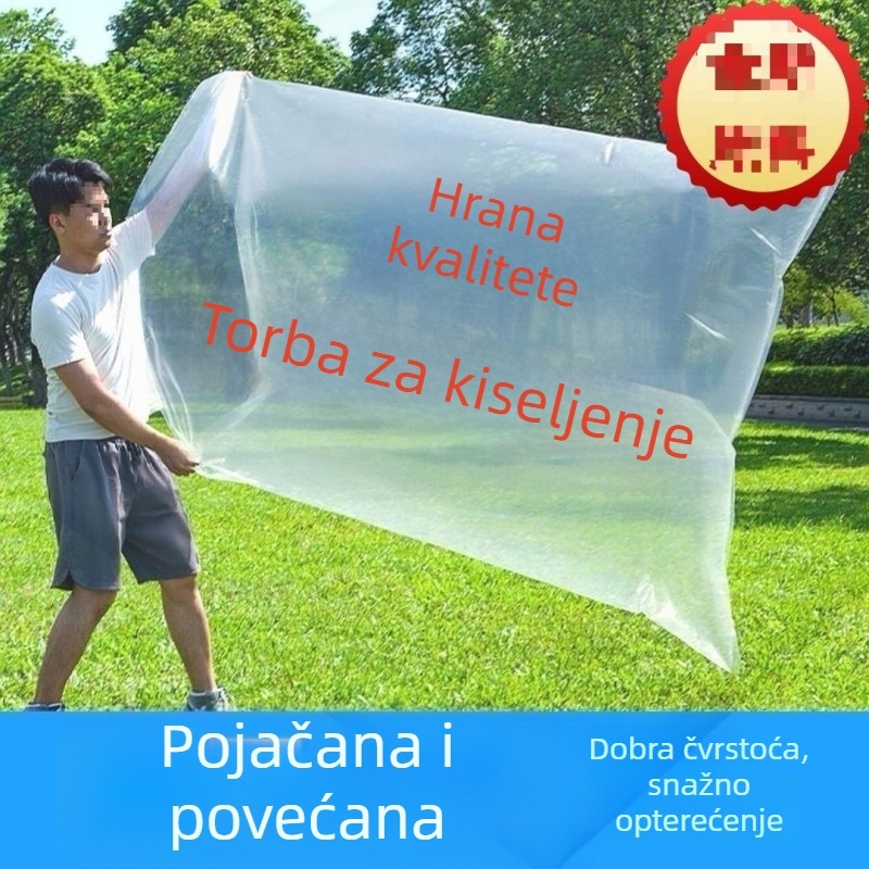 Plastična vrećica za hranu, debela, s ploskim otvorom, za kiselo povrće