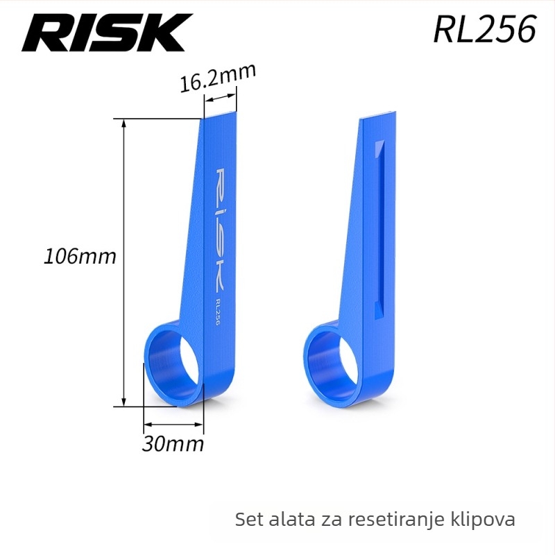 RISK RL318 Alat za bicikl disk brzdni kaliper – uljem tlakom, jednostrani aktivni reset, širenje klipa