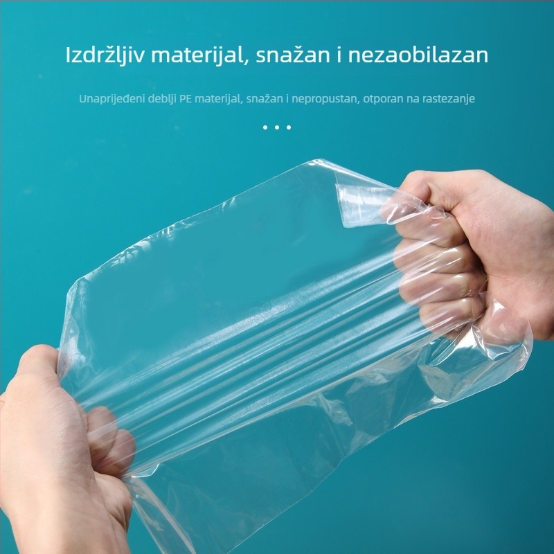 Prozirna PE samouzavarujuća vrećica za pakiranje hrane, duljina brtvljenja 3 cm, marka Jucai Packaging