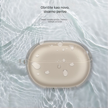 Prozirna TPU zaštitna futrola za Huawei FreeBuds Pro5, mekana ljuska, otporna na prašinu i padove