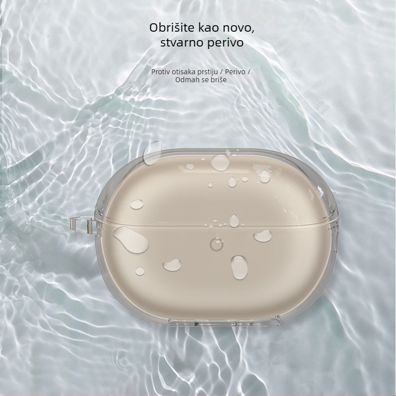 Prozirna TPU zaštitna futrola za Huawei FreeBuds Pro5, mekana ljuska, otporna na prašinu i padove