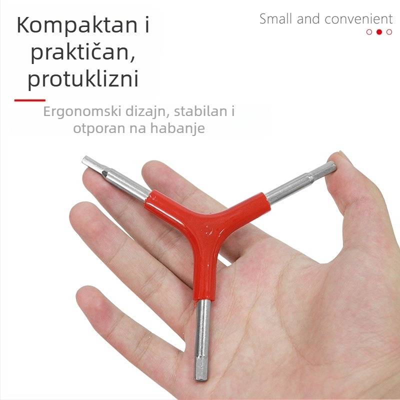 Trostruki unutarnji šestougaoni ključ - aluminijska legura, Jie Xing