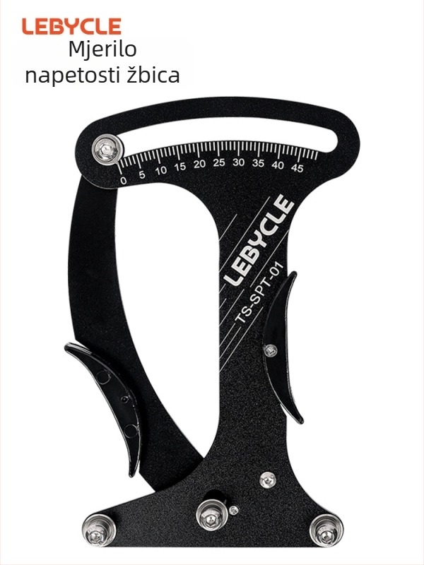 Lebycle Mjerenje napetosti žbica bicikla – aluminijski spoj, alat za podešavanje napetosti žbica kotača, obrada i prilagodba: Da; Značka: Lebycle; Ovlaštena privatna marka: Da
