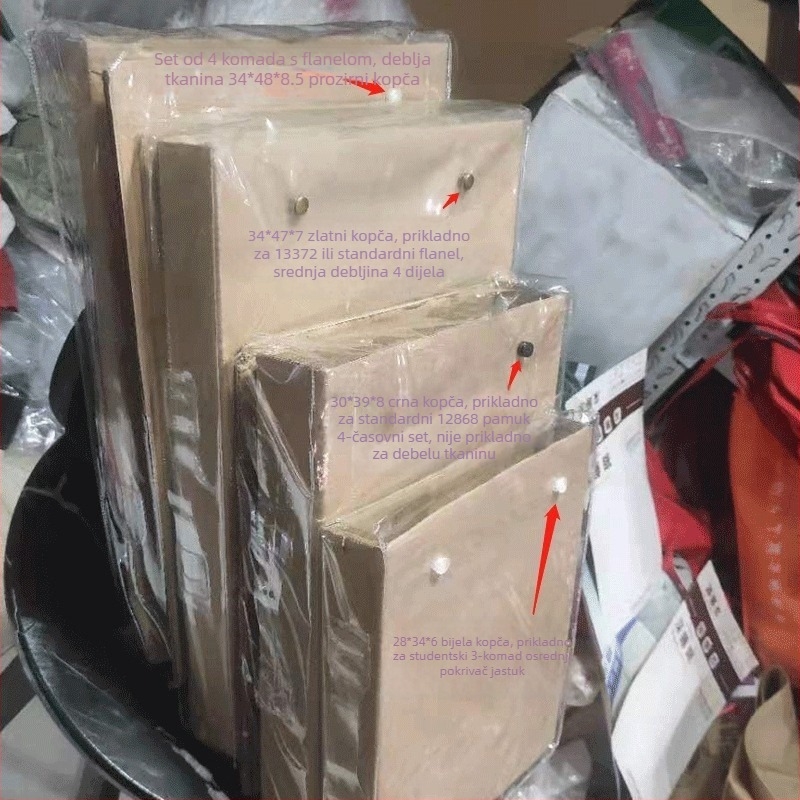 PVC vanjska ambalaža četverodijelne posteljine, vodootporna i otporna na vlagu, dvostruki sloj debljine 24 niti, porijeklo Nantong, Jiangsu
