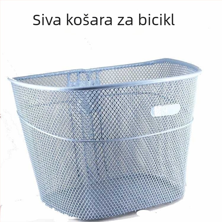 Pengda čelična košara za bicikl s nosačem i dodacima — Unisex, prilagodljivo