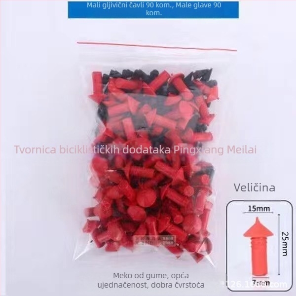 KeQiMei Set za popravak guma — Gumeni gljivični čepovi za bezdušne radijalne gume, Kombinirani paket, Prilagodljivo obrada, Uvezeno