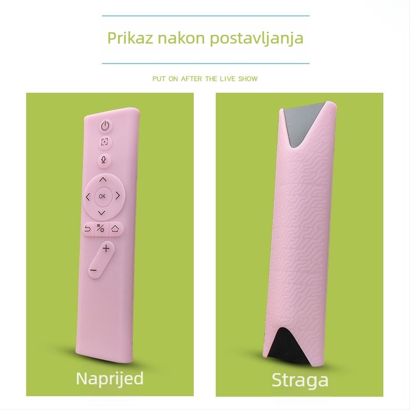 XGIMI zaštitni kućište za daljinski upravljač — silikon, potpuno prekrivanje, mekano kućište, otporno na padove i prašinu, stil lagan luksuz