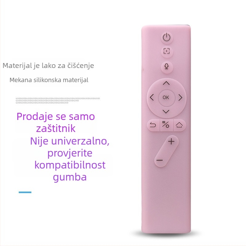 XGIMI zaštitni kućište za daljinski upravljač — silikon, potpuno prekrivanje, mekano kućište, otporno na padove i prašinu, stil lagan luksuz