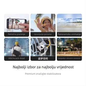 DJI Osmo Mobile SE gimball za pametni telefon, troosna stabilizacija, Bluetooth, daljinski upravljač nije uključen
