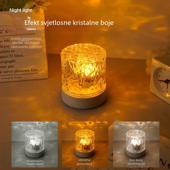 Jiuxing noćna lampa s ugrađenom baterijom, ≤36V, PC sjenilo, atmosferska rasvjeta, postmoderni stil