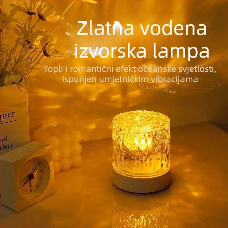 Jiuxing noćna lampa s ugrađenom baterijom, ≤36V, PC sjenilo, atmosferska rasvjeta, postmoderni stil