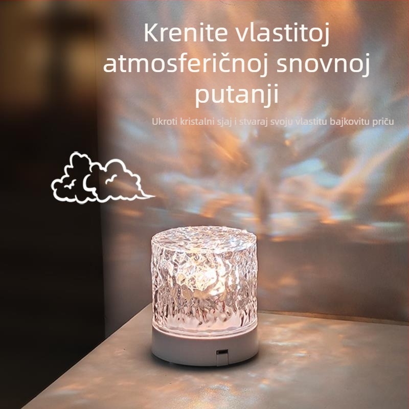 Jiuxing noćna lampa s ugrađenom baterijom, ≤36V, PC sjenilo, atmosferska rasvjeta, postmoderni stil