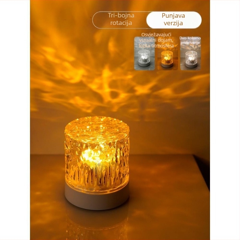 Jiuxing noćna lampa s ugrađenom baterijom, ≤36V, PC sjenilo, atmosferska rasvjeta, postmoderni stil