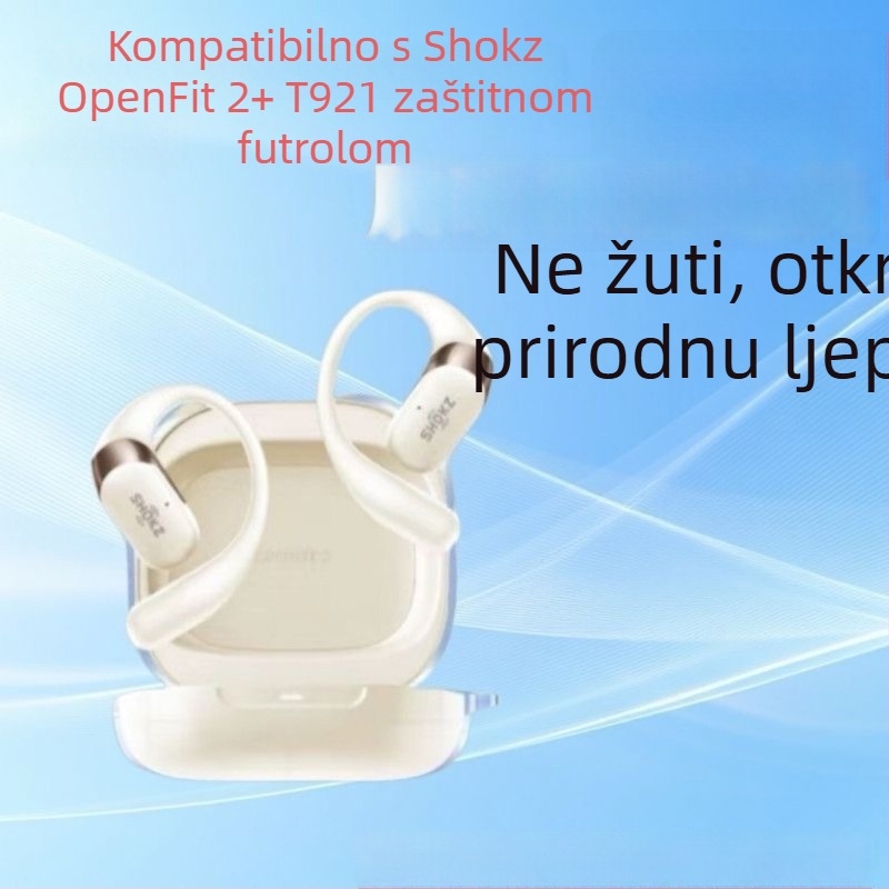 Prozirna zaštitna futrola za Shokz Shaoyin OpenFit2 i T921 slušalice