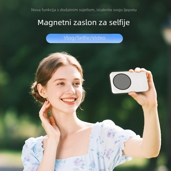 Bežični prijenosni projektor zaslona s podijeljenim zaslonom za livestream i selfie, Bluetooth, ugrađeno osvjetljenje