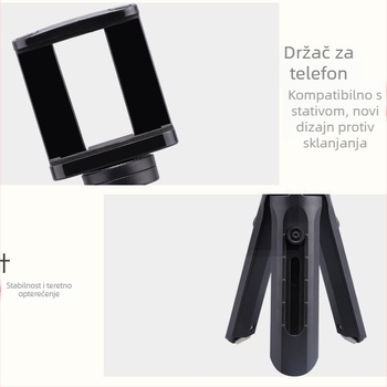 K518 Teleskopski stolni držač za telefon za live streaming — plastika, vertikalno snimanje