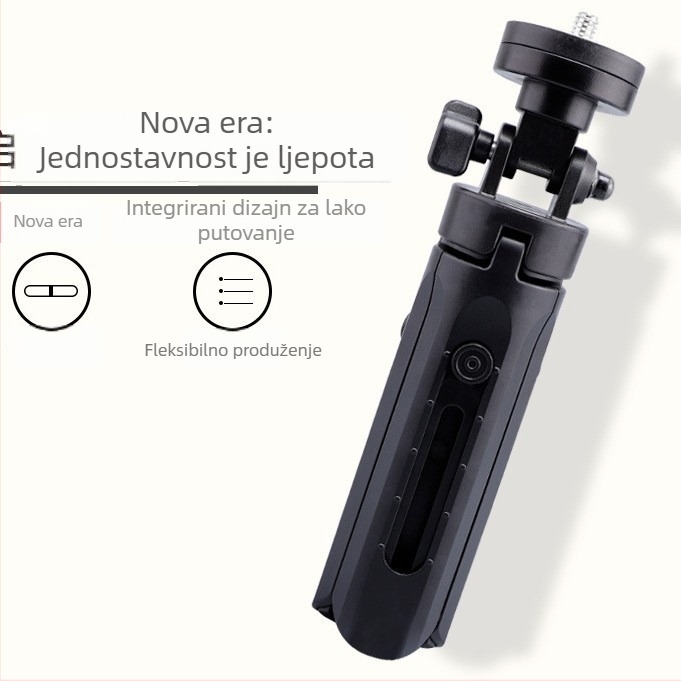 K518 Teleskopski stolni držač za telefon za live streaming — plastika, vertikalno snimanje