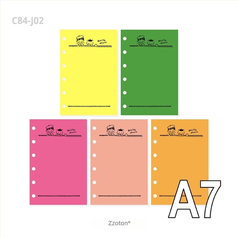 Refil za bilježnicu sa specijalnim papirom, stil karikatura, IP: umjetničko i kulturno djelo