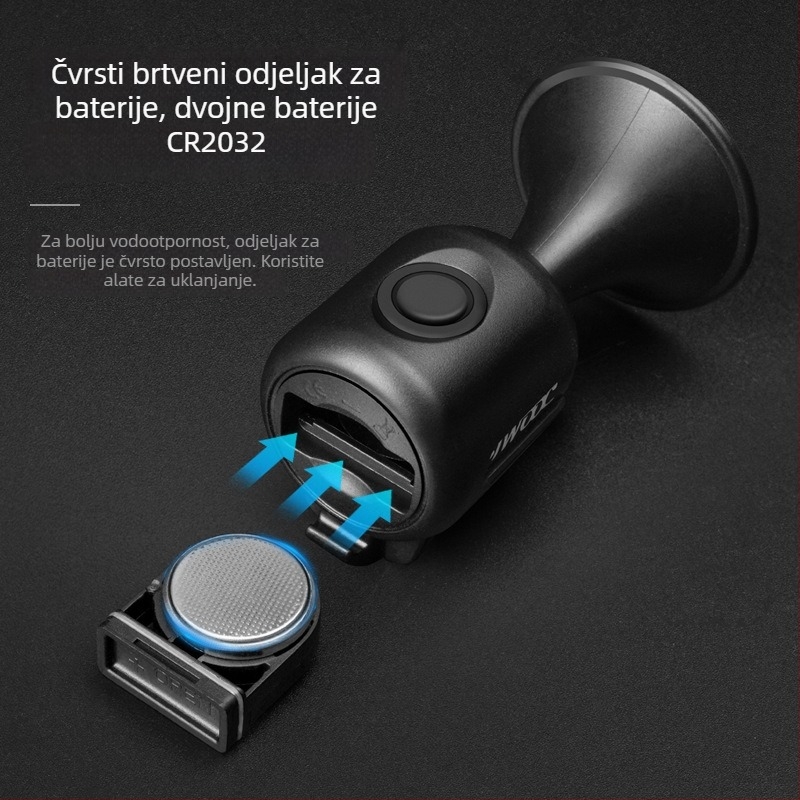 Univerzalni električni zvon za bicikl – ABS+PC, 120 dB, Model EH-2, Marka Hui Tu