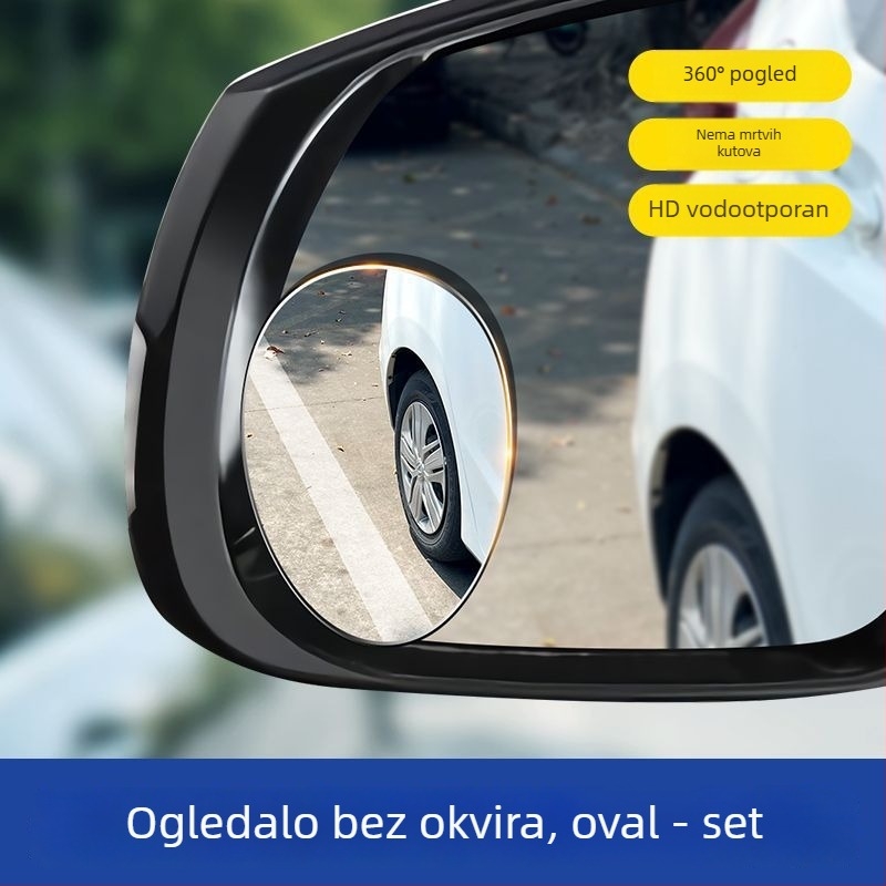McLallen 360° kružni retrovizor za auto – pomoćno ogledalo za mrtvu zonu, iznimno jasno