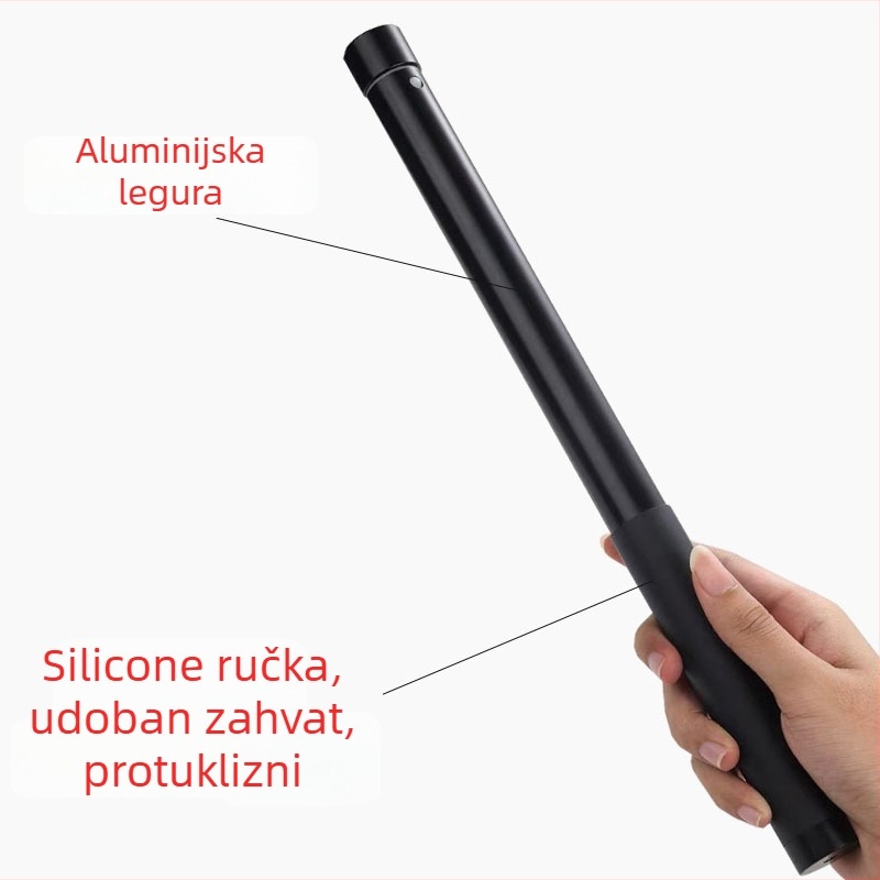 Ruby YC130 Ručni gimbal selfie štap s teleskopskim produženjem, 5 sekcija, nosivost 2–5 kg, kompatibilan s gimbalom i stabilizatorom kamere