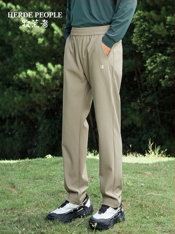 Unisex hlače za trčanje – zaštita od sunca, prozračnost, otporne na pilanje, izdržljive, ravni kroj, pamuk-poliester-spandeks