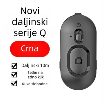 Bluetooth selfie daljinski upravljač za pametni telefon – Model L&Q&C, Bluetooth 4.0, ABS materijal, Težina 15