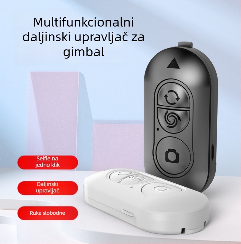 Bluetooth selfie daljinski upravljač za pametni telefon – Model L&Q&C, Bluetooth 4.0, ABS materijal, Težina 15