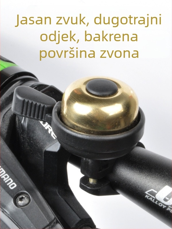 Zvonac za bicikl, bakreni, sklopivi, CL05 model, Futaihong