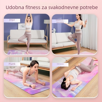 Joga podloga Graphite Carbon s PU površinom, debljina 60, težina 5500