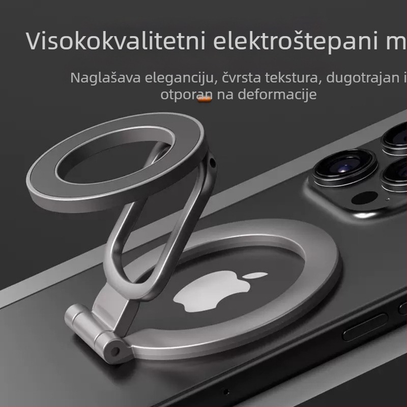 Magnetski držač za telefon na stol — MagSafe — ultra tanak, sklopivi metalni držač