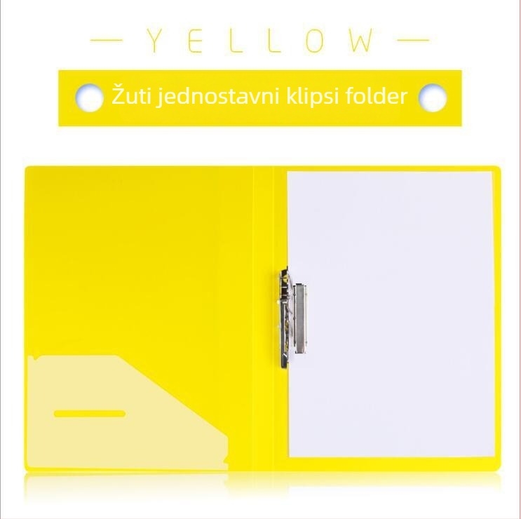 PP mapa za dokumente sa zatvaračem – modeli 1103/1104, Jednostrani/Dvostruki stezaljka, Otisak logotipa, Mogućnost prilagodbe