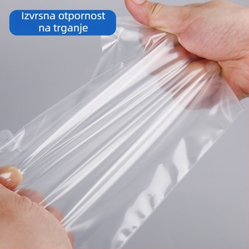 Samozatvarajuća vrećica za pakiranje od PE plastike, prilagodljiva obrada, unutarnje pakiranje, nosivost 3500