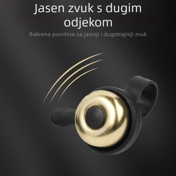 Zvučnik za planinski bicikl – bakreni Retro Bell od kutu
