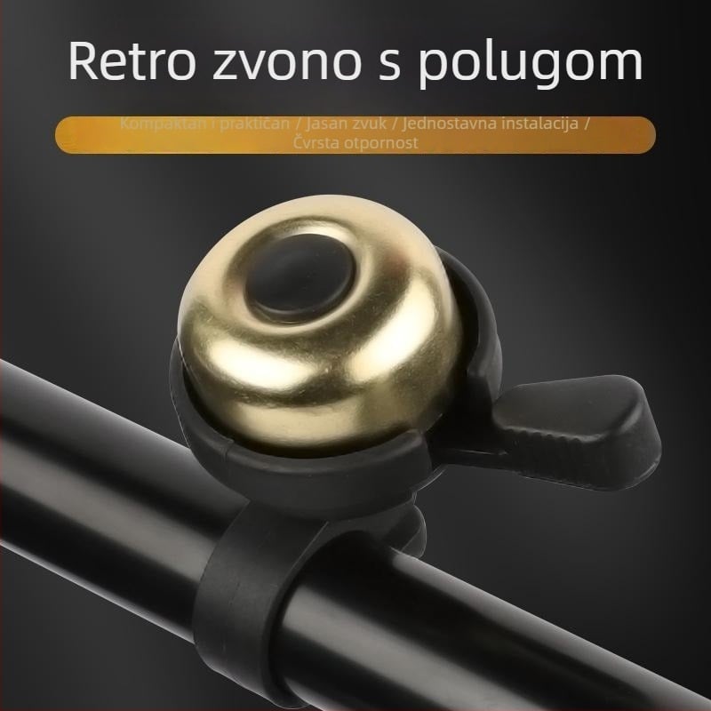 Zvučnik za planinski bicikl – bakreni Retro Bell od kutu